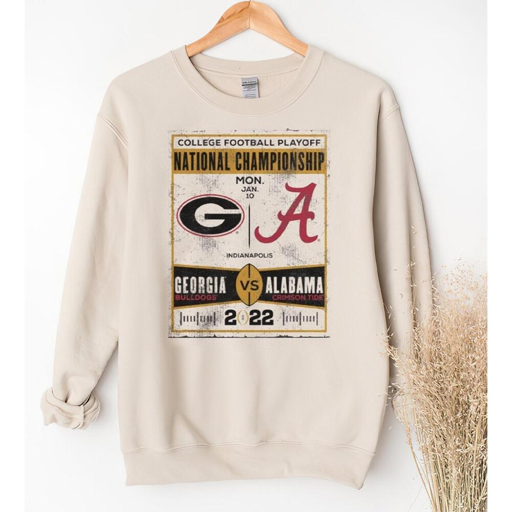 2021 Champions Uga Georgia Bulldogs Atlanta Braves Sweatshirt - Picture 1 of 4